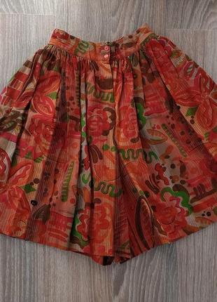Винтажные коттоновые шорты&amp;юбка; m3 фото