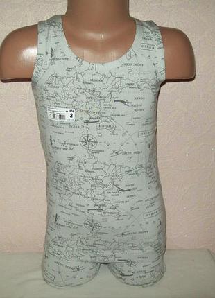 Туреччина. 2056+3058 комплект baykar (майка + боксери) 110-116 см