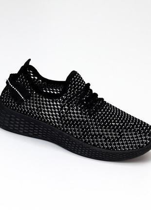 Кросівки кеди текстиль сітка сліпони чорні мокасини на шнурках8 фото