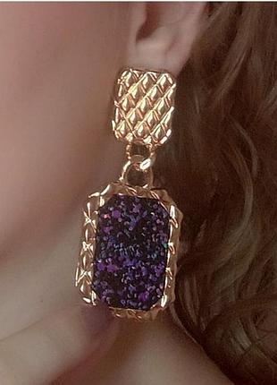 Серьги в стиле zara зара вечерние длинные золото