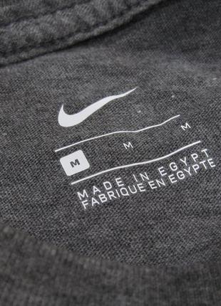 Женская хлопковая футболка nike, серый4 фото