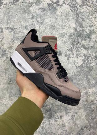 Мужские кроссовки nike air jordan 4 retro taupe haze 40-41-42-43-44-45