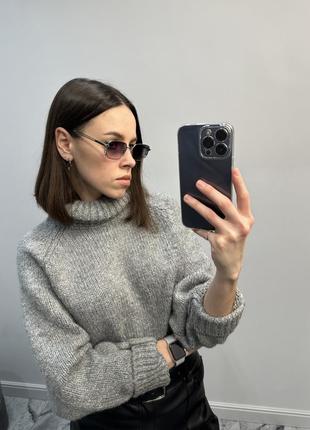 Серые солнцезащитные очки