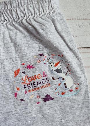 Пижама домашний костюм disney primark англия р. 98 на 2-3 р эльза холодное сердечко пижама домашний хлопок трикотажная6 фото