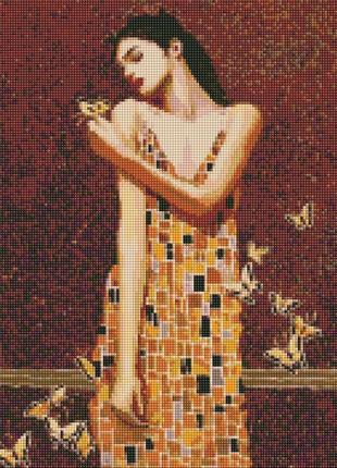 Алмазна мозаїка "в обіймах метеликів" 40х50 см