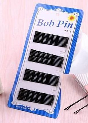 Шпилька невидима для волосся хвиля та пряма "bob pin", набір 36 шт.