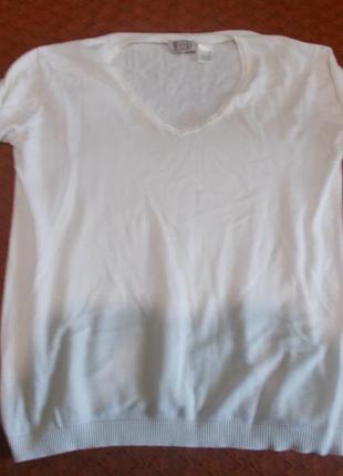 Белый пуловер w.o.b.