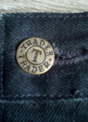 Крутые джинсовые, черные шорты trader 32 100% аотон2 фото