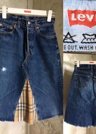 Джинсовая юбка levi’s