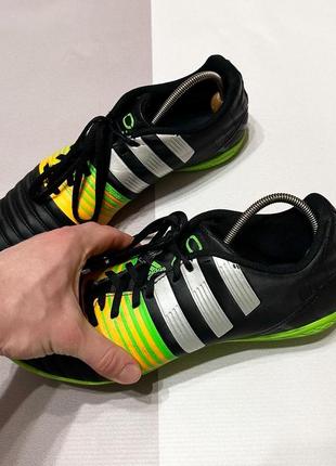 Мужские оригинальные кожаные футзалки adidas 45 размер5 фото