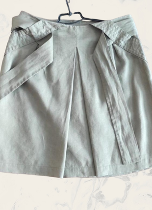 Женская юбка юбка трапеция лён2 фото