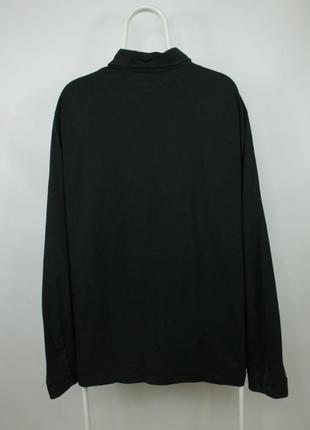 Качественный лонгслив поло polo ralph lauren black longsleeve polo shirt6 фото