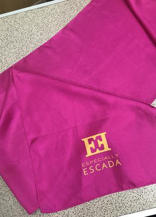Escada. брендовый шарф из натурального шелка