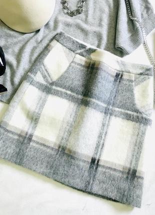 Стильная шерстяная юбка бренда caroll.франция