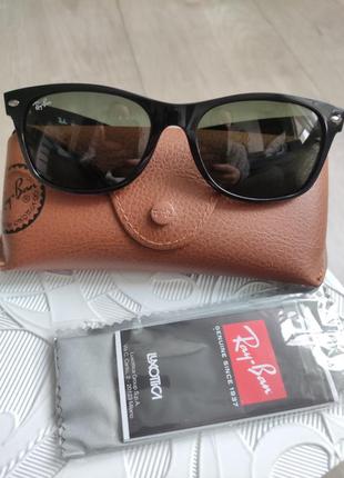 Ray ban new wayfarer rb2132 9011 фото