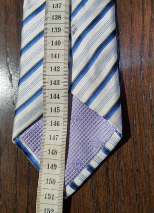 Смугаста шовкова краватка6 фото