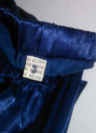 Пижамные брюки женские  тёмно синие5 фото