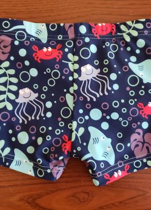 M&co baby шорты для плавания купания плавки мальчику 6-9м 68-74см до 9кг2 фото