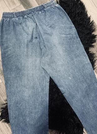 Винтажные мегабатальные джинсы палаццо с гонконга i. i. & e  jeans vintage.6 фото