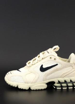 Женские кроссовки nike air max tn plus spiridon x stussy молочного цвета (кроссовки найк аир макс стусси)38-452 фото