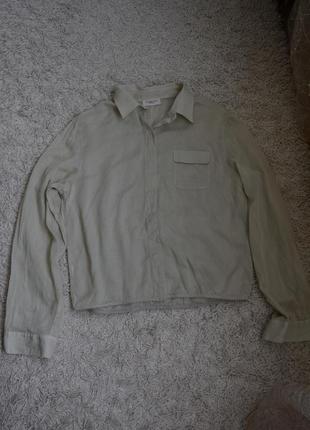 Дизайнерская тонкая прозрачная натуральная рубашка, хлопок, шелк2 фото