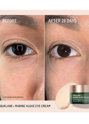 Biossance squalane + marine algae eye cream крем для шкіри навколо очей6 фото