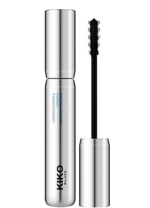 Тушь для ресниц водостойкая удлиняющая kikounmeasurable length waterproof mascara 12мл