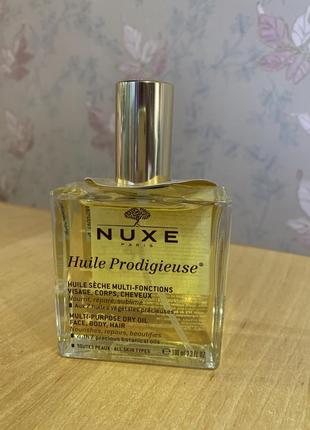 Nuxe масло для лица и тела