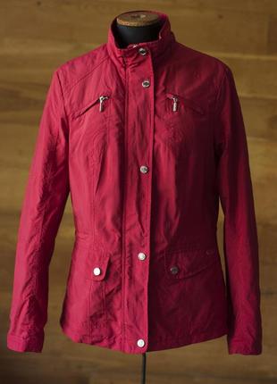 Красная куртка женская ветровка geox, размер s1 фото