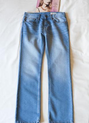 Блакитні джинси котонові жіночі denim co, розмір m