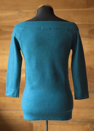 Кашемировый свитер цвета морской волны женский autograph, размер s, м5 фото
