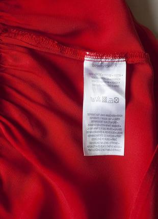 Красное платье с длинным рукавом миди женское sublevel, размер s, m6 фото