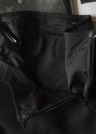 Черная шерстяная карандаш женская юбка luisa cerano, размер xl, 2xl5 фото