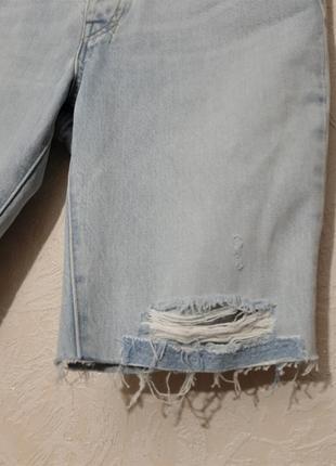 Levi's крутые шорты голубые джинсовые слимы отличный котон на лето оригинал женские 44 463 фото