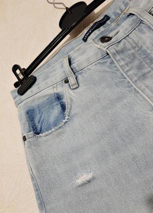 Levi's крутые шорты голубые джинсовые слимы отличный котон на лето оригинал женские 44 466 фото