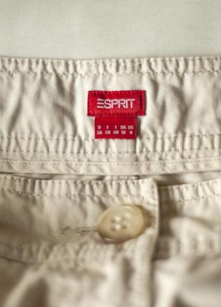 Стильная светло бежевая летняя юбка esprit, размер m6 фото