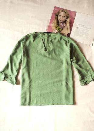 Cветло-зеленая блуза vero moda, размер xl2 фото