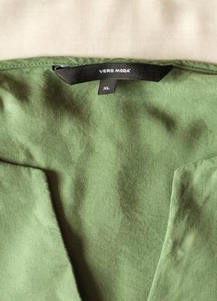 Cветло-зеленая блуза vero moda, размер xl5 фото