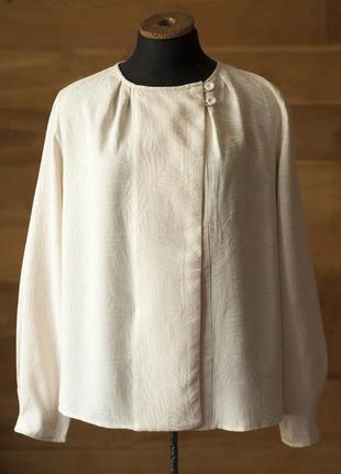 Молочная женская блузка mango, размер xs, s