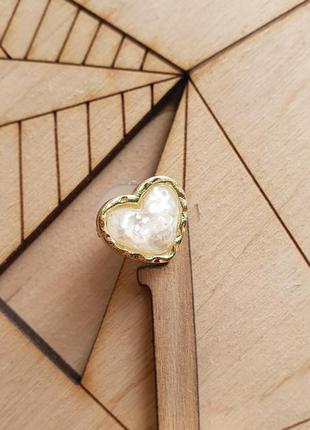 Сережка сердечко