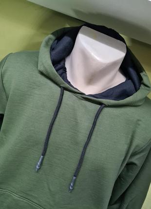 Худи толстовка мужская хаки , мужская толстовка кофта с капюшоном весна лето, тонкое...