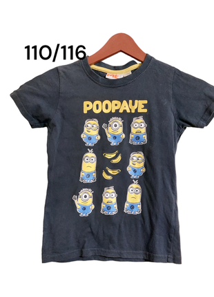 Футболка дитяча міньони 110/116