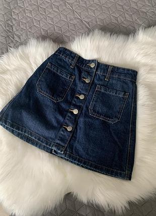 Юбка джинсовая