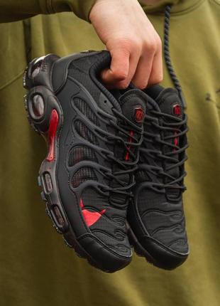 Мужские кроссовки nike air max terrascape plus black red 417 фото