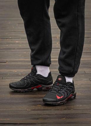 Мужские кроссовки nike air max terrascape plus black red 412 фото