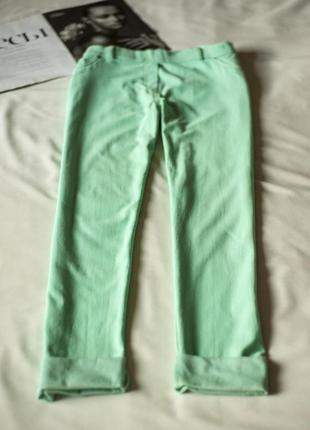 Летние брюки штаны мятного цвета select, размер xxl2 фото
