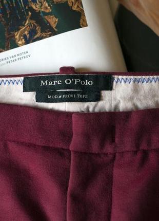 Бордовые брюки чиносы женские marc o`polo, размер m, l5 фото