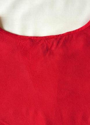 Червоний топ блузка з коротким рукавом жіночий atmosphere, розмір xs, s6 фото