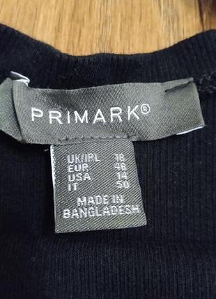Чёрное стильное базовое платье primark, торг4 фото