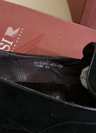 Туфли натуральная замша 5